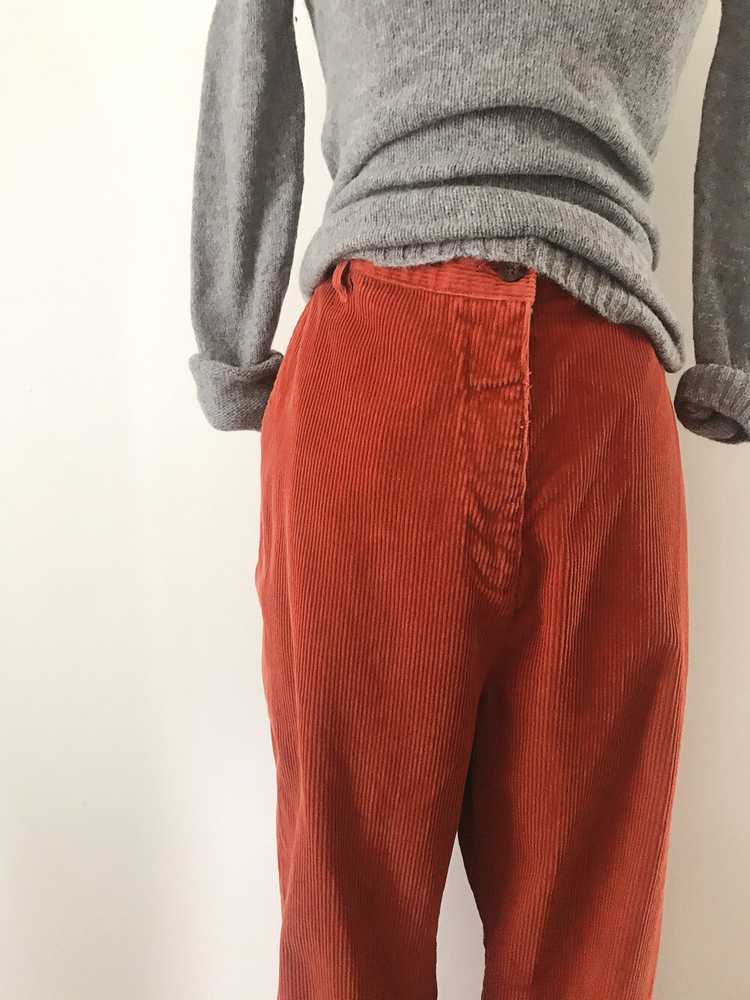 1980s Woolrich Rust Colored Corduroy Pants - image 5