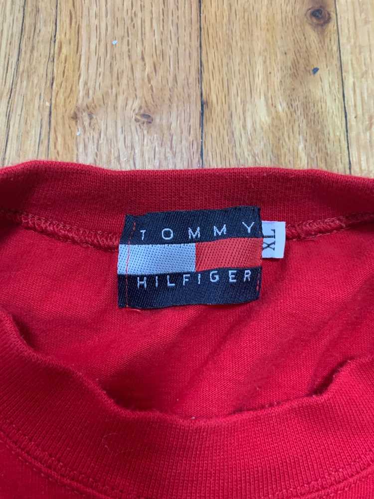 Tommy Hilfiger Vintage Tommy Hilfiger Red T-Shirt… - image 2