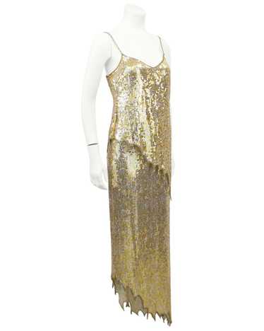 Lillie Rubin Gold and Silver Sequin Ensemble - image 1