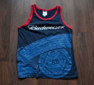 Budweiser Budweiser Tank Top Blue Shirt Size S - image 1