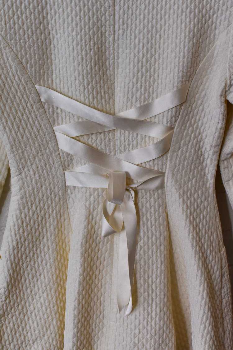 1990’s | Chantal Thomass | Quilted Cream Jacket - image 4