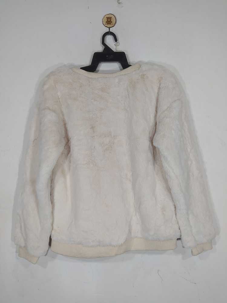 Japanese Brand Bershka Faux Fur Sweatshirt Gem