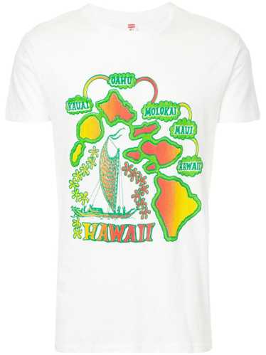 Fake Alpha Vintage - 1960s Hawaiian map print T-sh