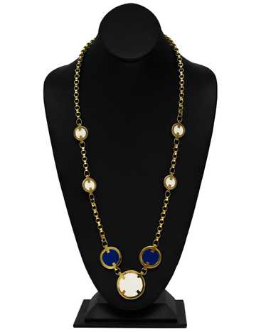 Lanvin Mod Look Disk Necklace - image 1