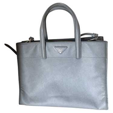 Medium Prada Galleria Ombré Saffiano Leather Bag 1BA863, Grey, One Size