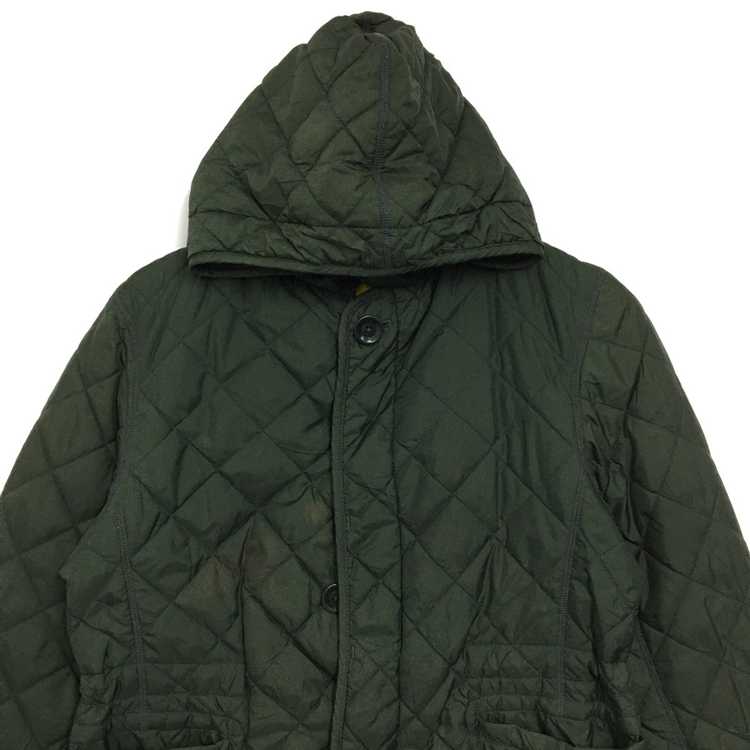 45rpm 45 rpm Full Button Light Hoodie Jacket Green - image 5