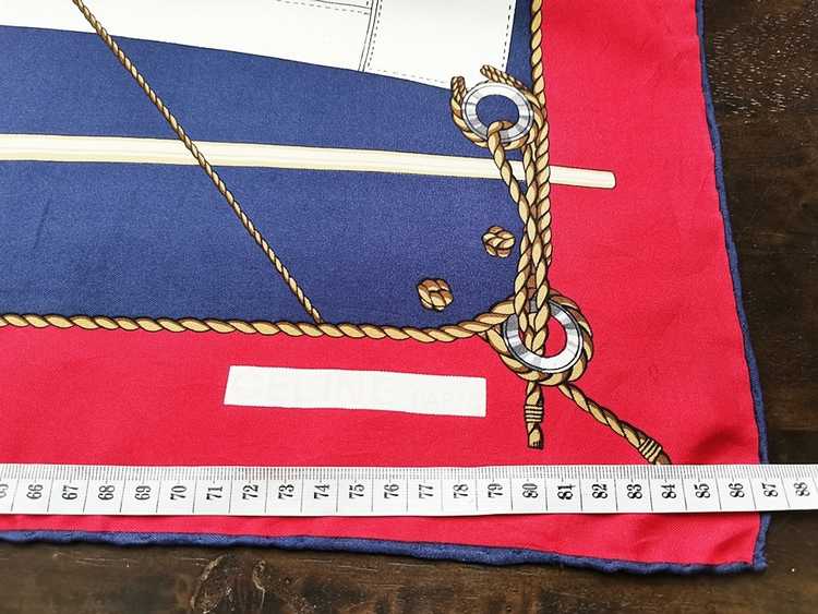 スカーフ CELINE SCARVES AND SILK CÉLINE Vintage Silk Scarf – Friday Candy
