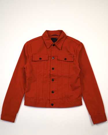 Filippa K Crimson Red Type 3 Style Denim Jacket - image 1