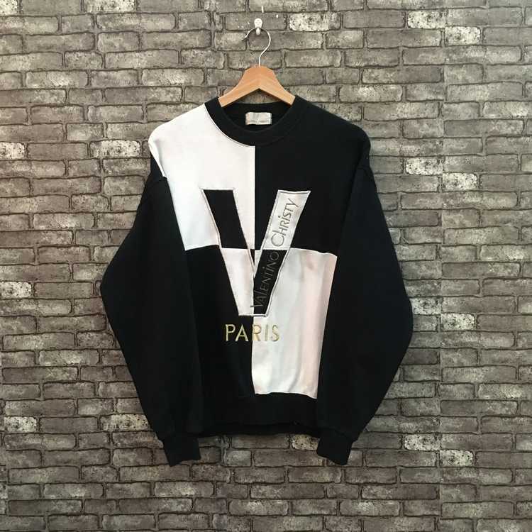 Valentino Valentino Christy Sweatshirt Black White Em… - Gem