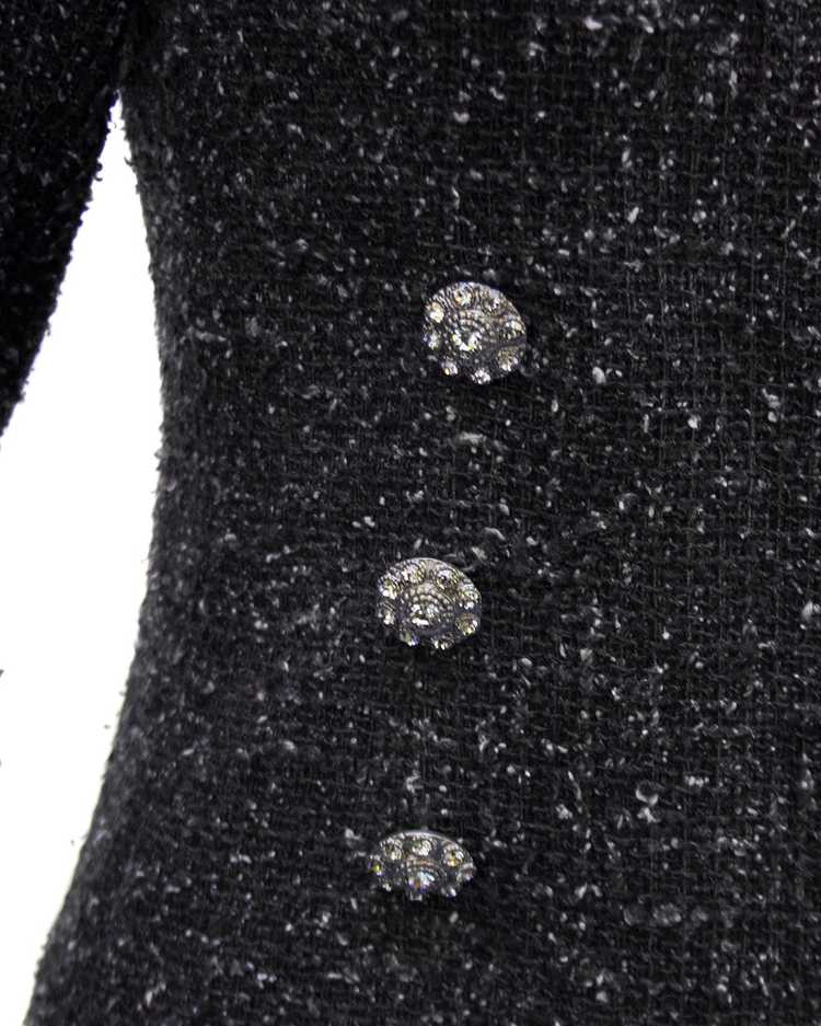 Chanel Grey Boucle Double Breasted Blazer - image 5
