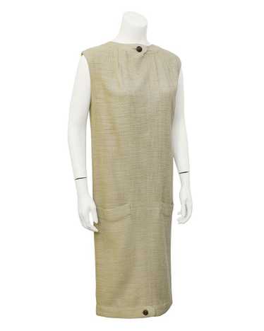 Simonetta Tan burlap dress