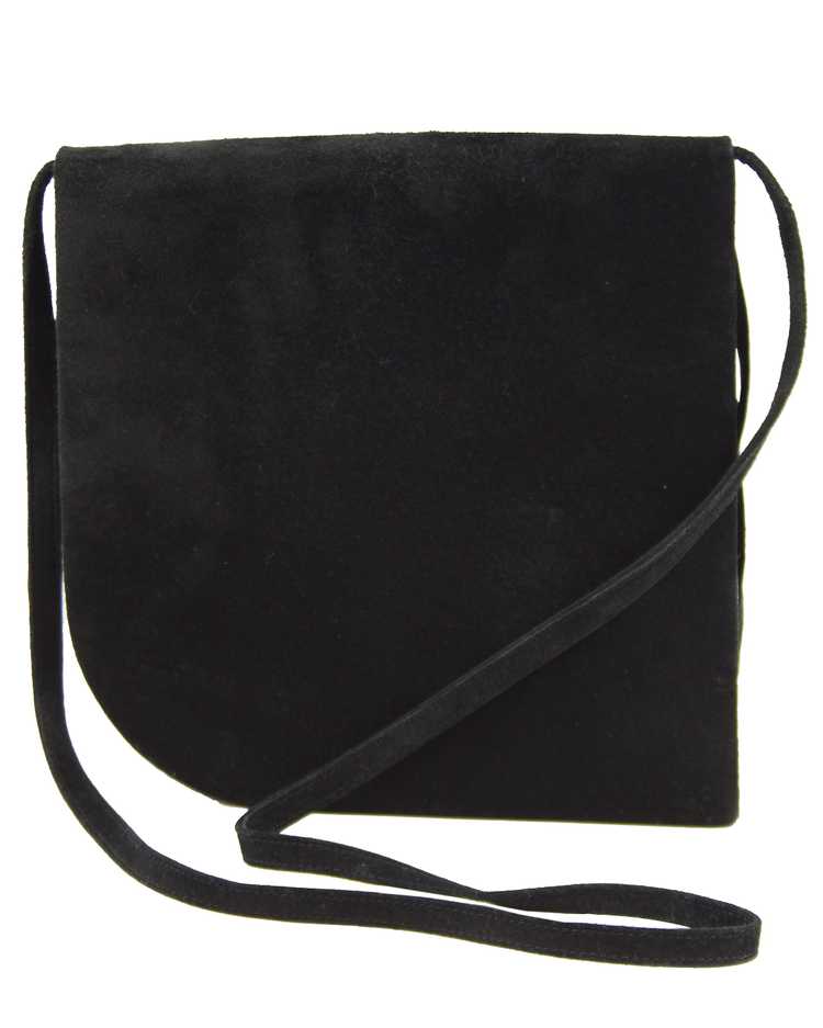 Yves Saint Laurent Black Suede Bag with Fringe - image 4