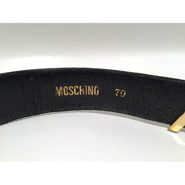 Moschino Belt Leather in Gold - image 5