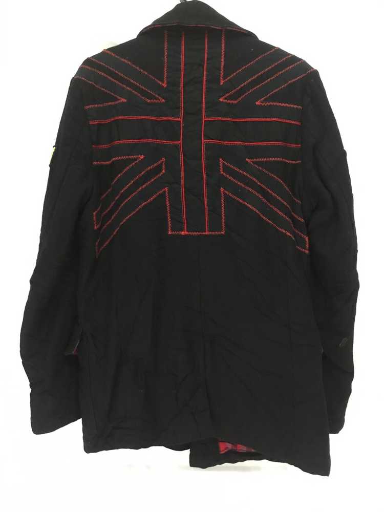 Japanese Brand TOUGH JEANSMITH Black Wool Jacket - image 6