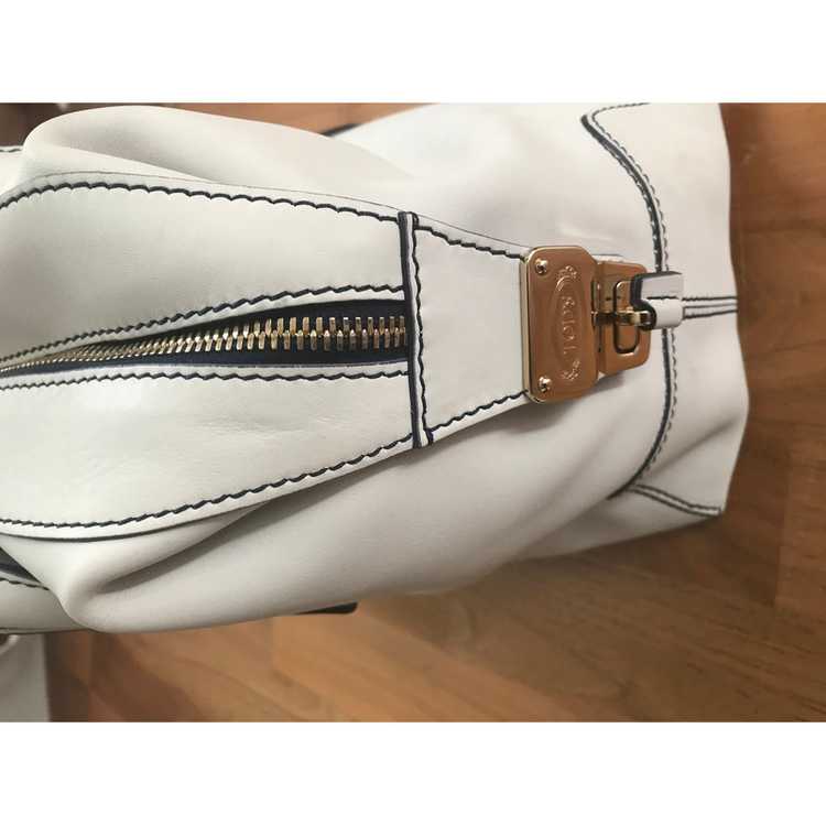 Tod's Shopper Leather in White - image 3