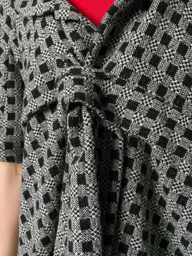 Yohji Yamamoto Pre-Owned patterned knot detail ja… - image 5