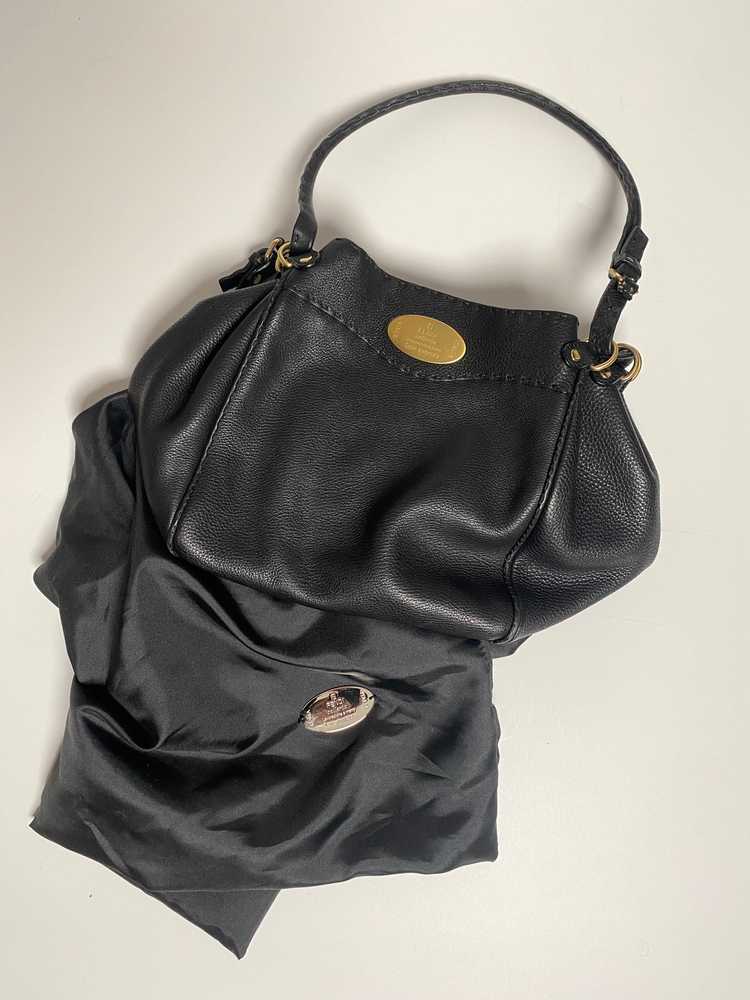 Fendi FENDI black selleria leather bag - image 1