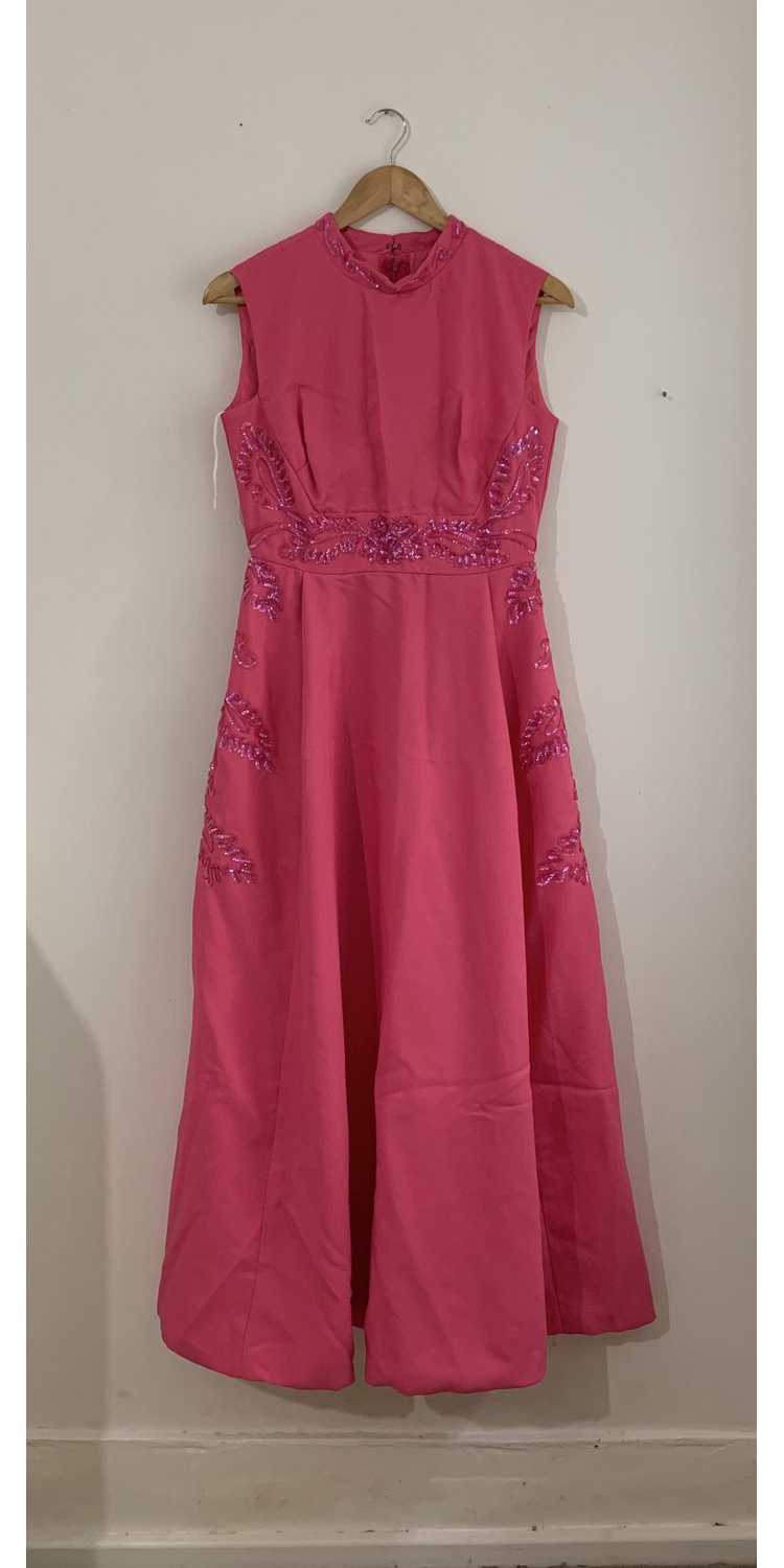 1970s Vintage Pink Prom Dress by Mike Benet - Pin… - image 4