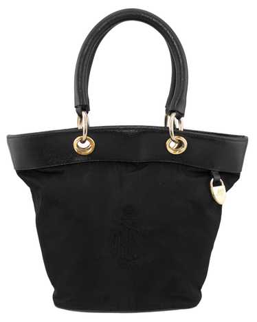 Mark Cross Black Nylon Bucket Bag