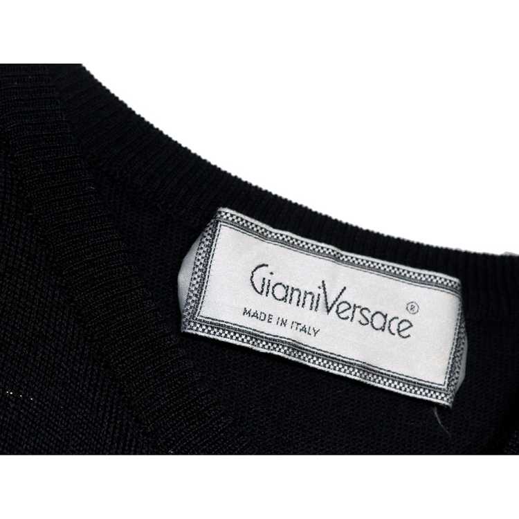 Gianni Versace Knitwear Wool in Black - image 4