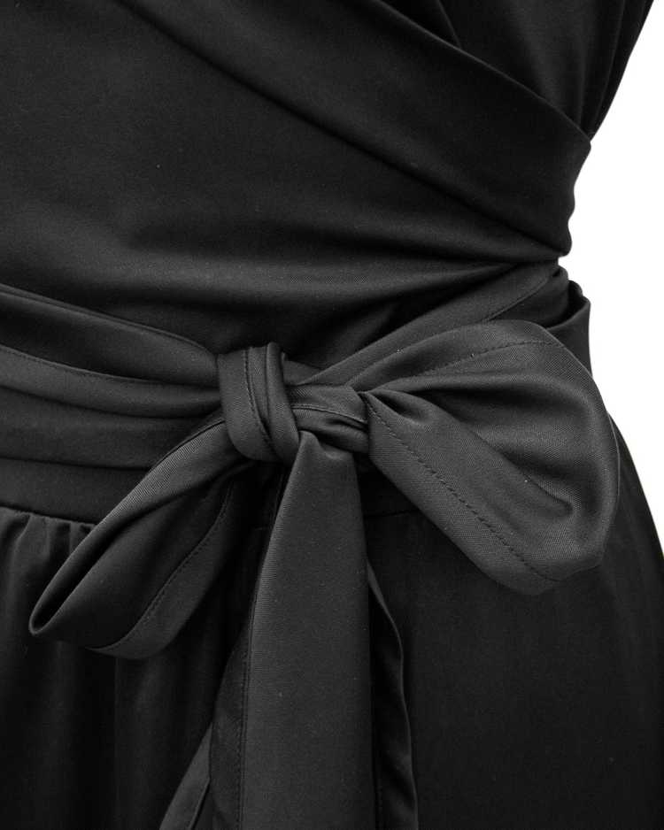 Givenchy Black 2 Piece Wrap Set with Fringe - image 4