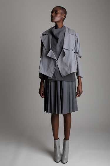 Vintage Pleated Wool Skirt