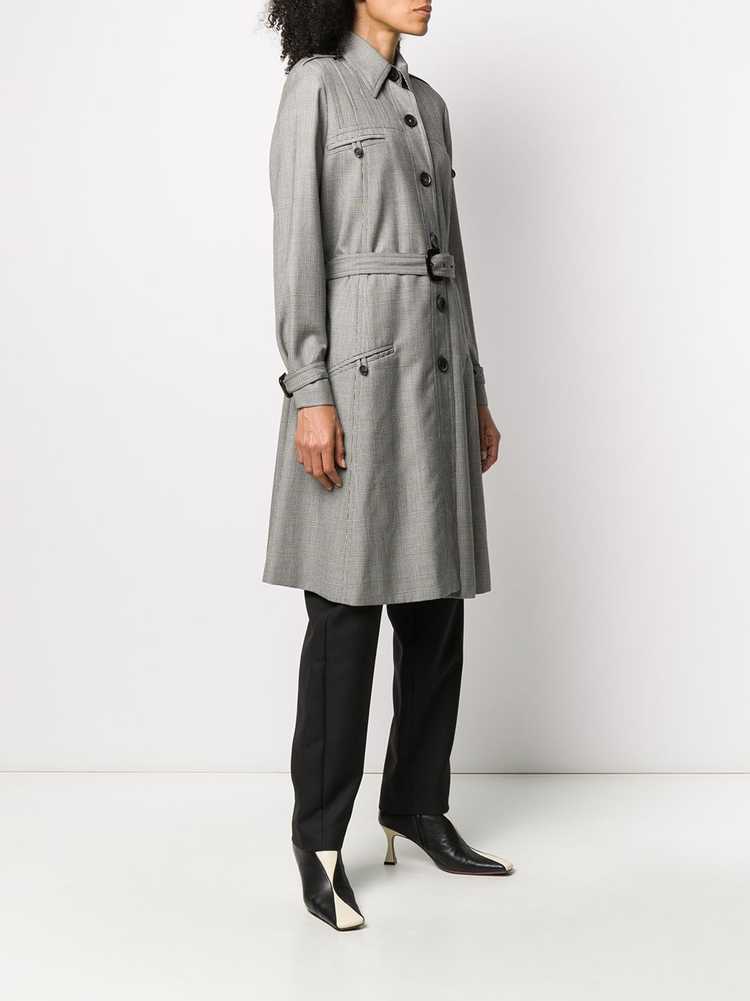 Christian Dior Pre-Owned 2000s check print trench… - image 3