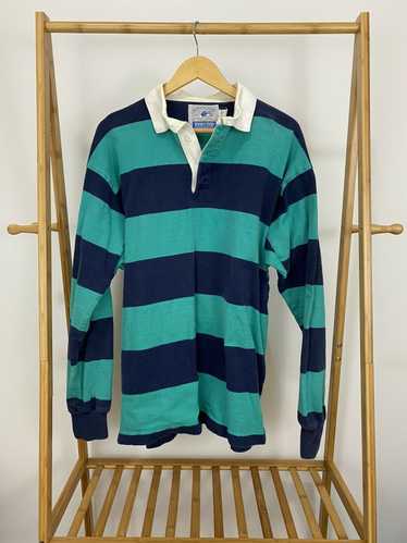 Lands End × Vintage VTG Lands' End Authentic Rugby