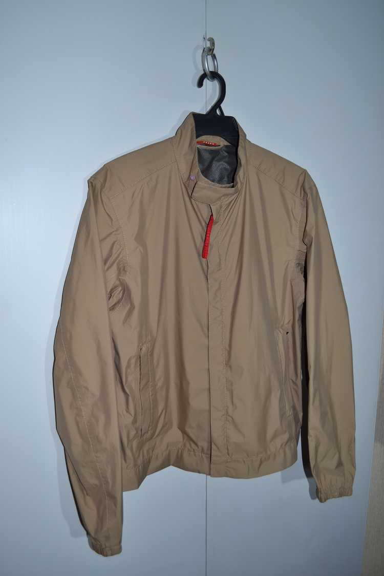 Prada Prada Beige Sport 50 M-L Goretex Jacket Dot… - image 1