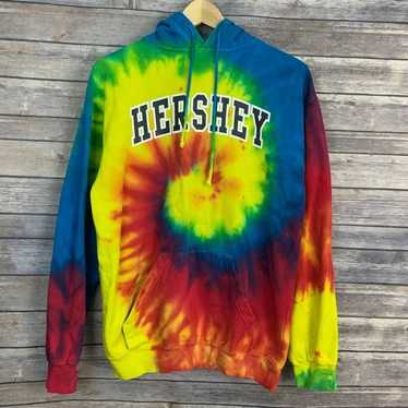 Streetwear Hersheys Tie Dye Hoodie - image 1