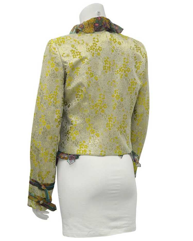 Loulou de la Falaise Brocade Jacket with Floral B… - image 7