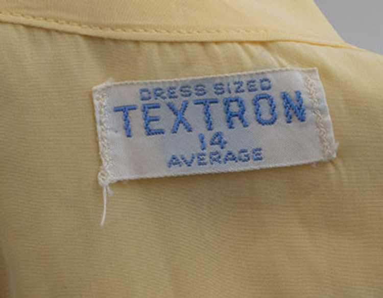 1940s Lemon Yellow Satin Pajamas - image 3