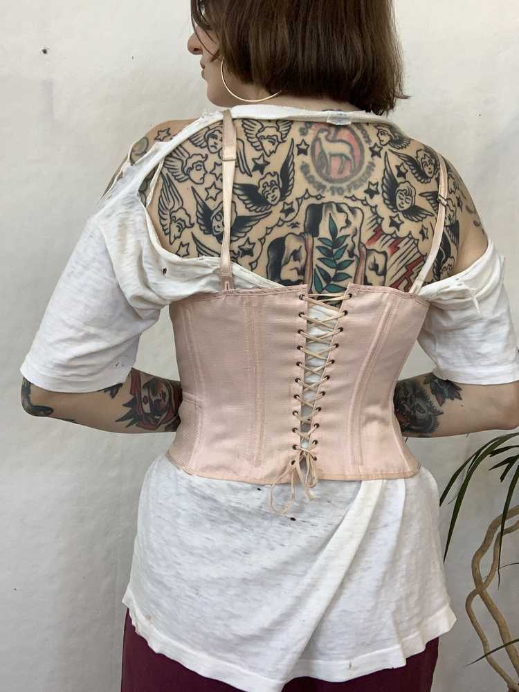 1930s Lace Up Bustier - image 3