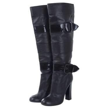 Louis Vuitton Glazed Monogram Outland Lace-Up Boots Black Cloth ref.785822  - Joli Closet
