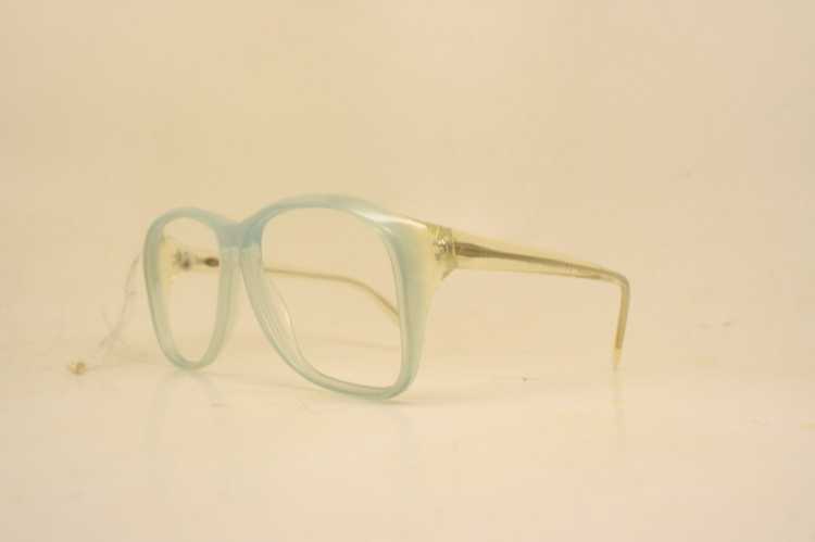 Vintage Blue Rodenstock Eyeglasses Unused New Old… - image 1
