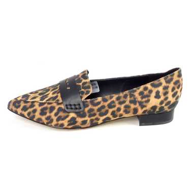 Marc Fisher Pointy Toe Penny Loafers Feud Leopard