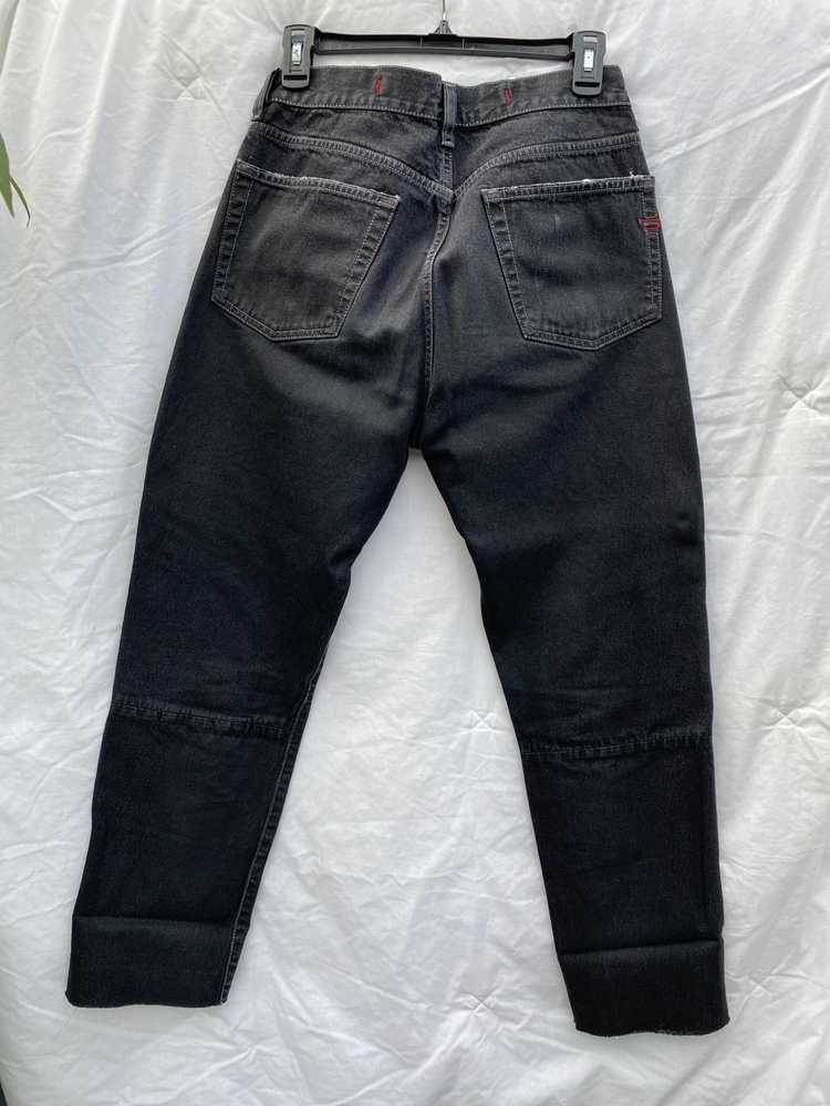 Diesel Diesel Shioner Waxed Black Denim Jeans - image 2