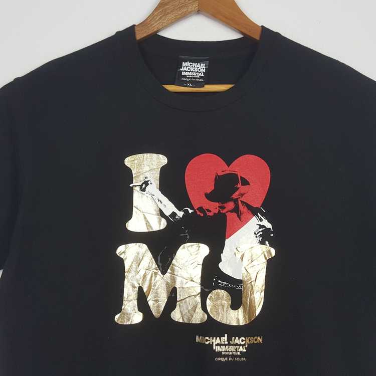 Rock Chang Michael Jackson The King of Pop Memorial T Shirt Size L 2 Side