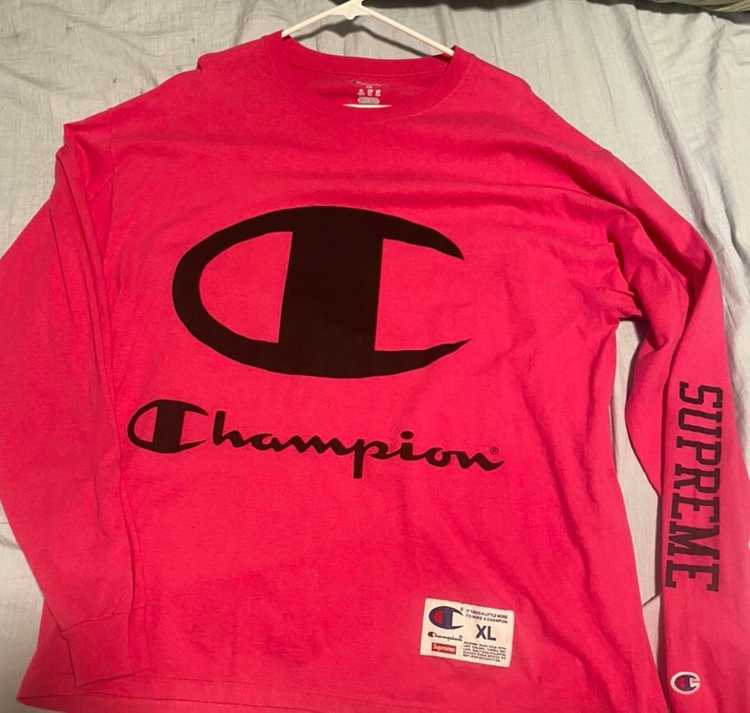 Champion × Supreme Supreme x Champion Long-sleeve Tee - Gem