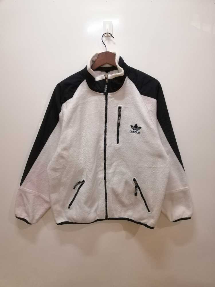 Adidas × Designer × Vintage Adidas zip up fleece … - image 1