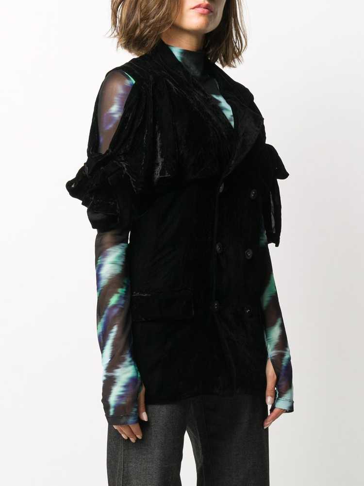 Comme Des Garçons Pre-Owned 1980s velvet jacket -… - image 3