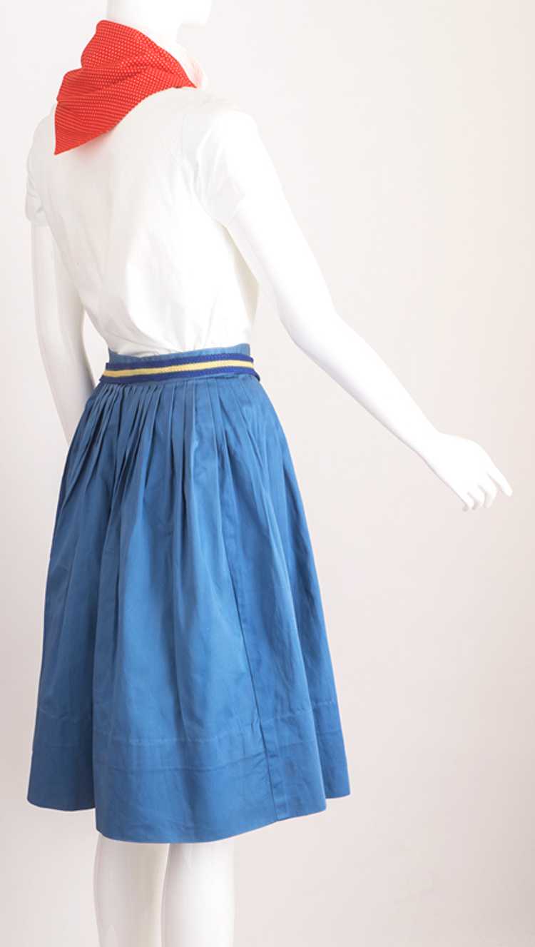 1940s Pleated full skirt - image 3
