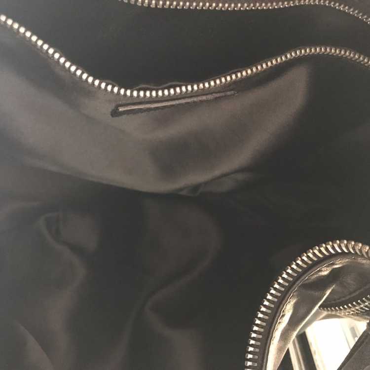 Moschino Black Leather Biker Bag - image 9