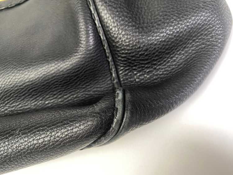 Fendi FENDI black selleria leather bag - image 10