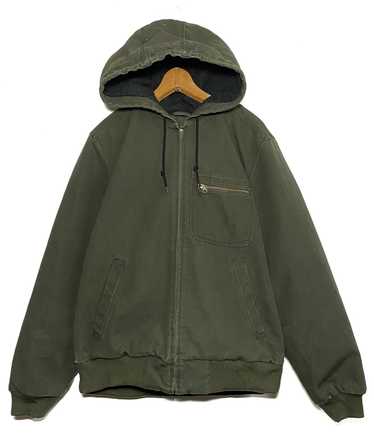 Cardigan Style Button Down Jacket Sage Green Fleece Jacket Green LL Bean Jacket Size Medium
