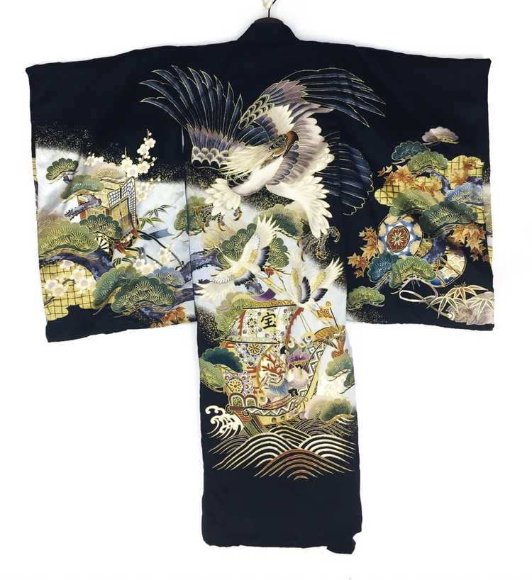 Japanese Brand Rare Design Japanese Vintage Kimono - image 7