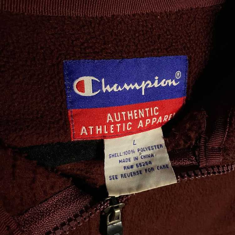 Champion × Vintage Champion Zip-Up Fleece Jacket L - image 3