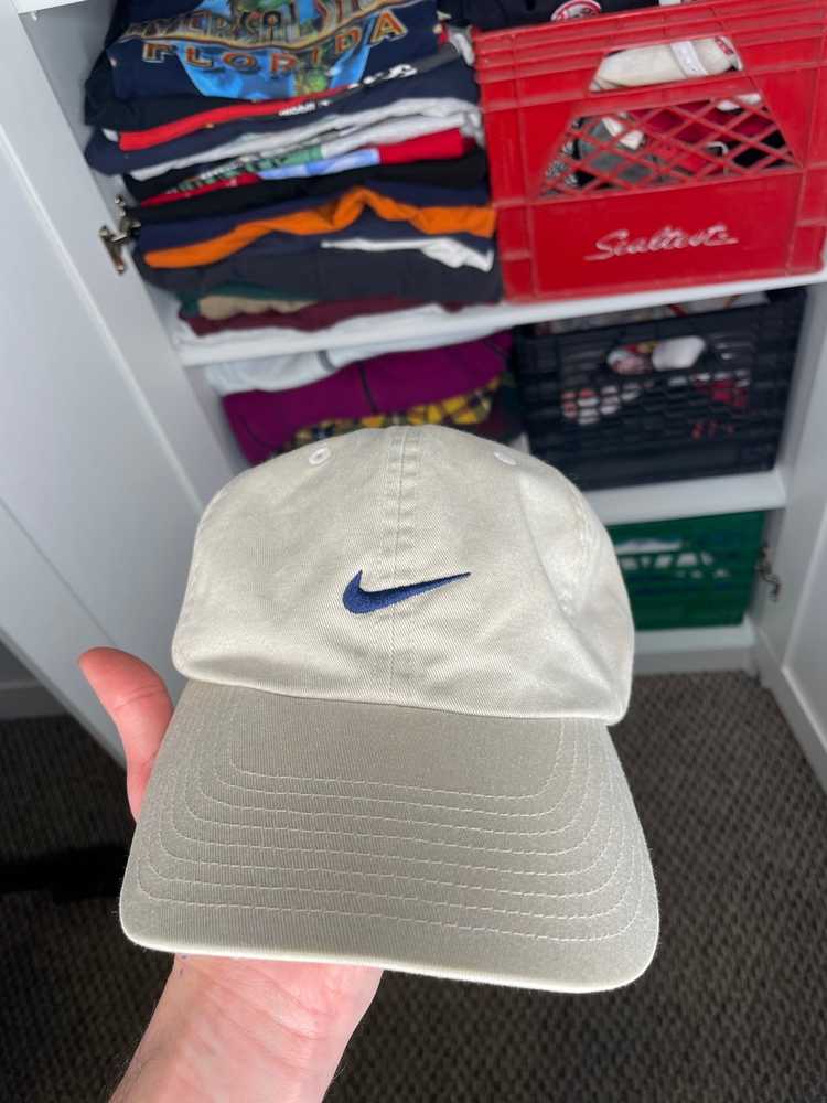 Nike × Vintage VTG Y2K Nike mini swoosh strapback… - image 1