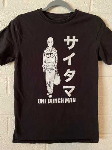 Japanese Brand One Punch Man Madhouse Black Tshirt