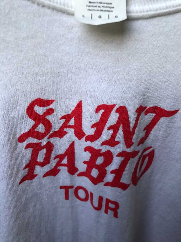 Kanye West Saint Pablo Tour Tee kanye white - image 3